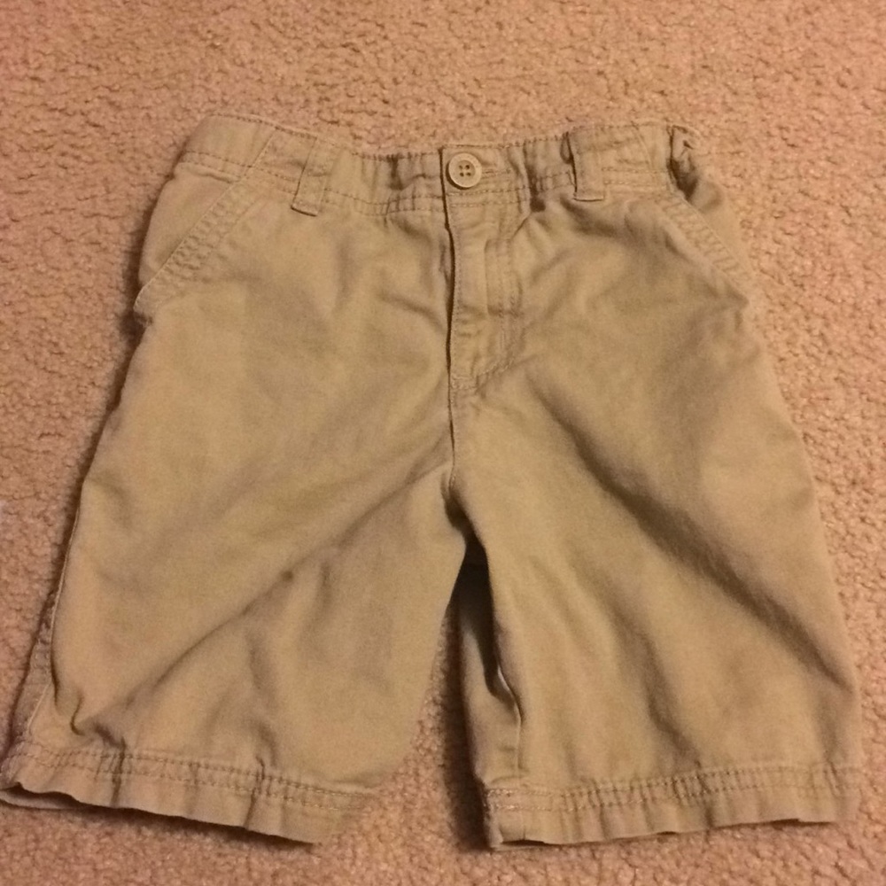 Boys tan shorts